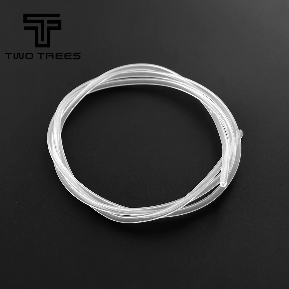 PTFE Tube ID 2mm OD 4mm Clear ptfe PiPe J-head hotend RepRap Rostock Bowden Extruder Throat For 1.75mm filament  3d V5 V6