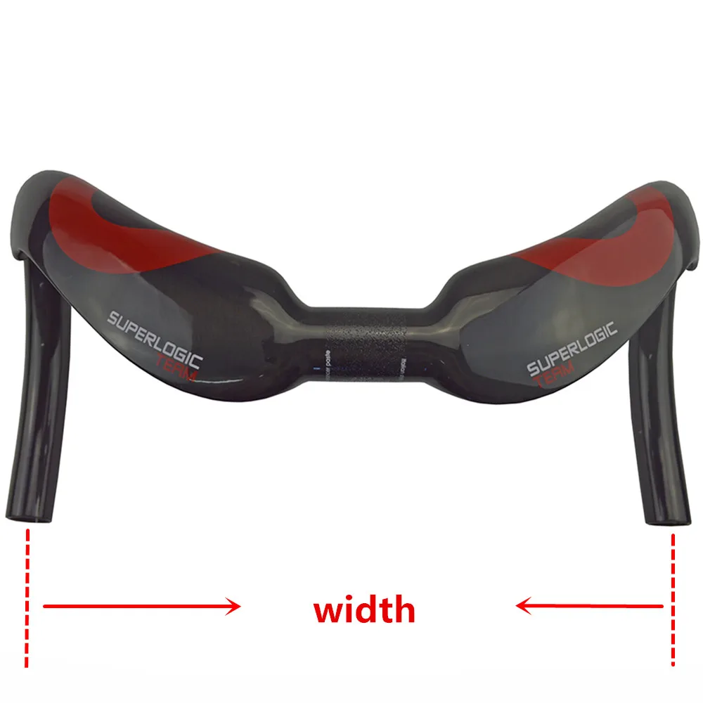 carbon handlebar Sports Entertainment Cycling Bicycle Parts Bicycle Handlebar hectic races 37/38.5 elite-level track competion