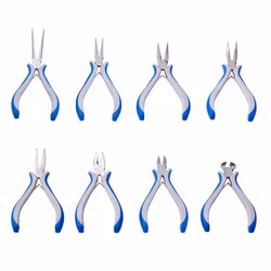 Round Nose End Cutting Jewelry Pliers Tools DIY Equipment Pliers Fit Handcraft Beadwork Beading Making Repair Tool Kit