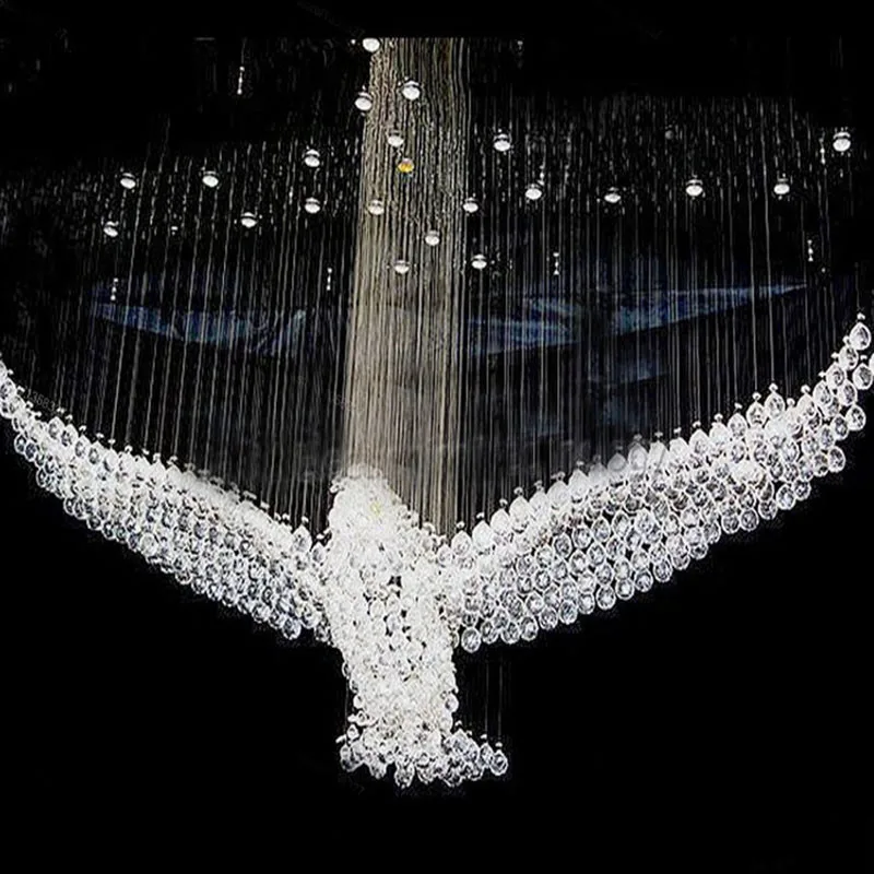 New Eagles Design Luxury Modern Crystal Chandelier Light Lustres Hall Cristal Lamp Home Lighting for Ceiling Lamp