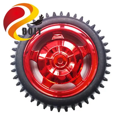 4ชิ้น/ล็อต85มม.ล้อ2wd/4wd รถแชสซีกว้าง31มม.ยางรถหุ่นยนต์ DIY RC ของเล่นยาง Conpetion การศึกษา