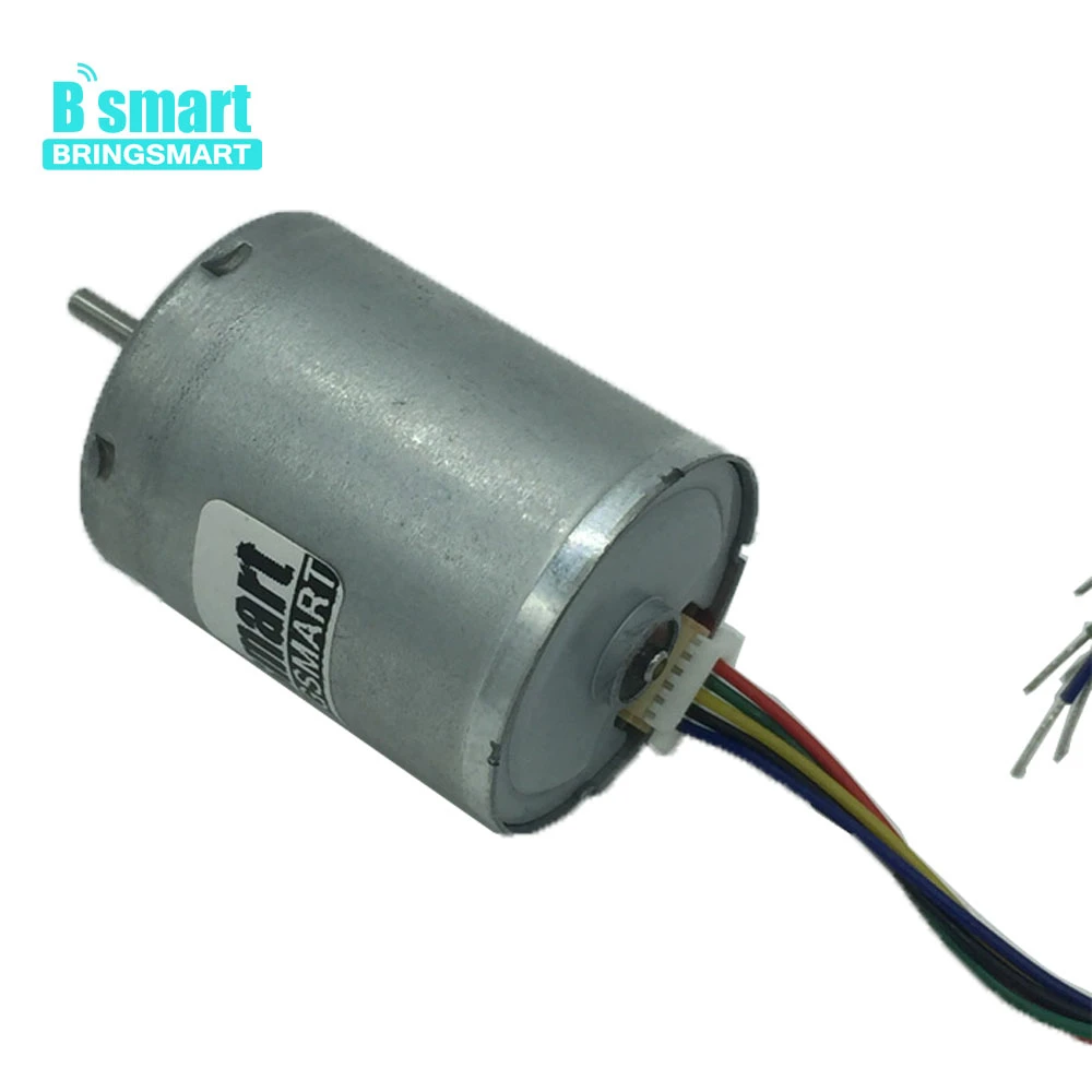 Bringsmart 12V High Speed BLDC Motor 6000RPM Micro Electric Motor For Brake High Precision Low Noise  For DIY Toys R2430