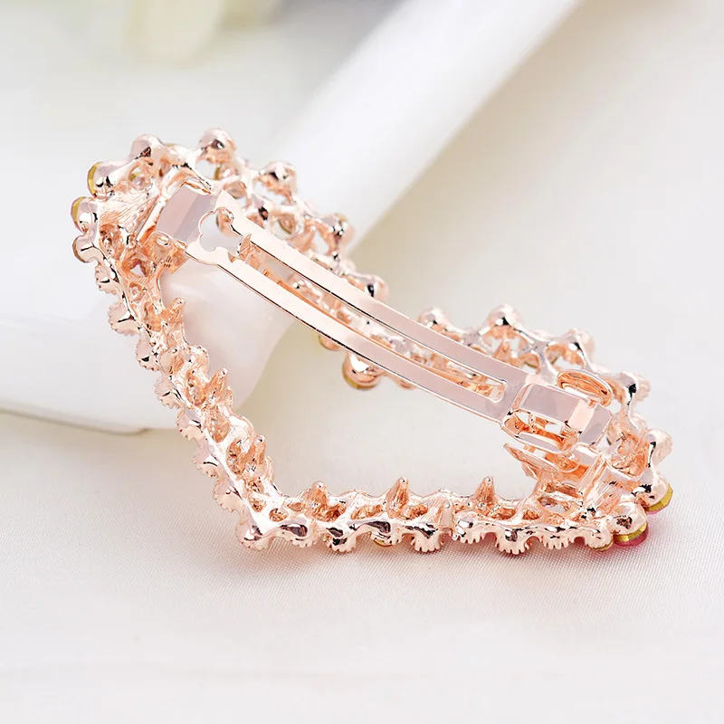 1Pc Fashion Women Butterfly Hairpins Crystal Rhinestone Flower Ladies Girls Barrette Hair Clip Hair Accessories Wholesale