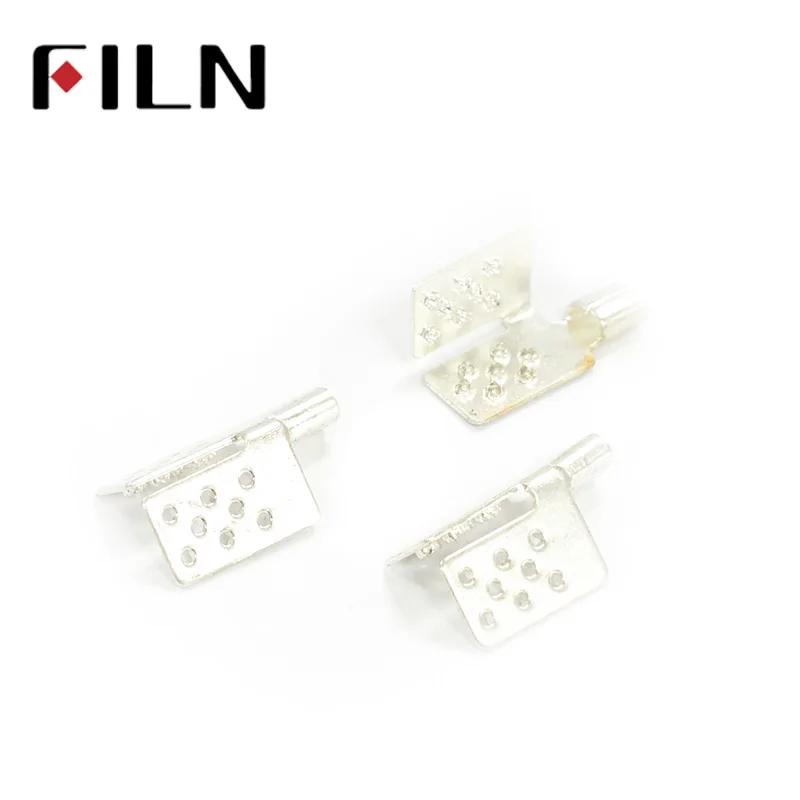 

FILN 50pcs/lot Heating membrane clip silver plated Connection terminals wholesale Insulation tape electric film installation