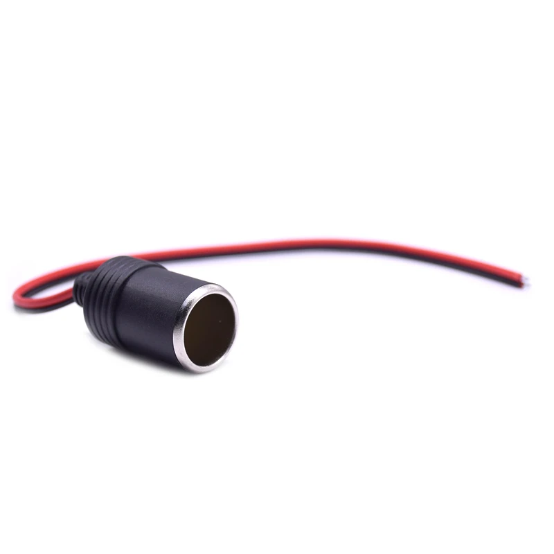 12v 18A Max.120W Female Car Cigarette Lighter Charger cable Female Socket Plug Connector Adapter Universal 1pcs