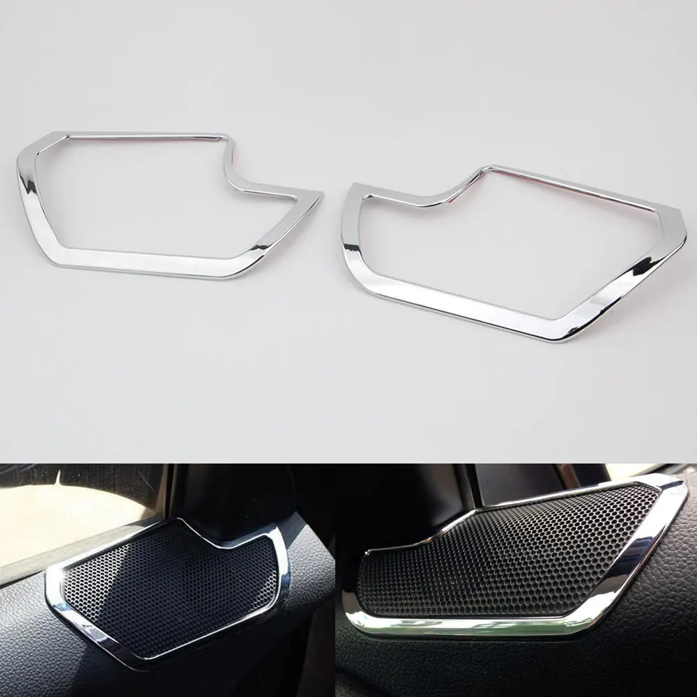 2pcs/pair ABS Car Interior Door Stereo Speaker Frame Decoration Cover Trim Fit For Kia Sportage R 2011-2015 Car Styling