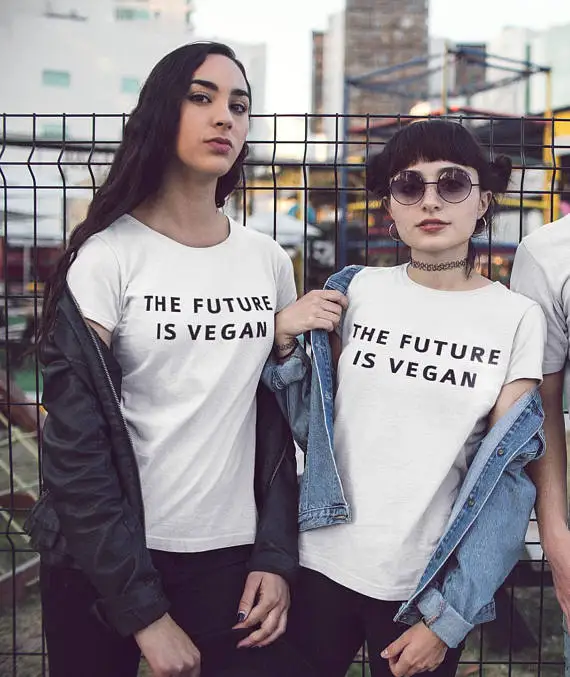 

Skuggnas The Future is Vegan tshirt funny cute shirt tumblr casual fashion tees tops hipster streetwear grunge aesthetic clothes