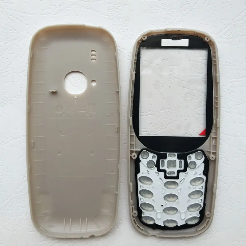 ZUGZUC New Complete Housing For Nokia 3310 Full Housing Back Case + Face Frame + Keyboard + Logo