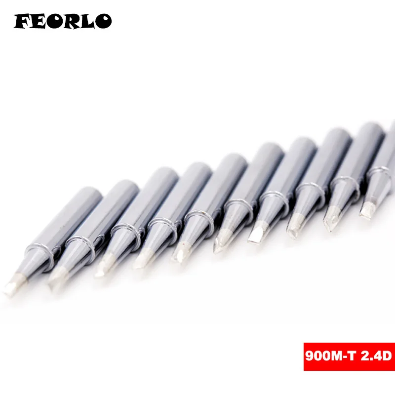 Soldering Tip 900M-T-0.8D,1.2D,1.6D,2.4D,3.2D Soldering Iron Solder TipสำหรับHakko 936 Soldering Rework Station 900M