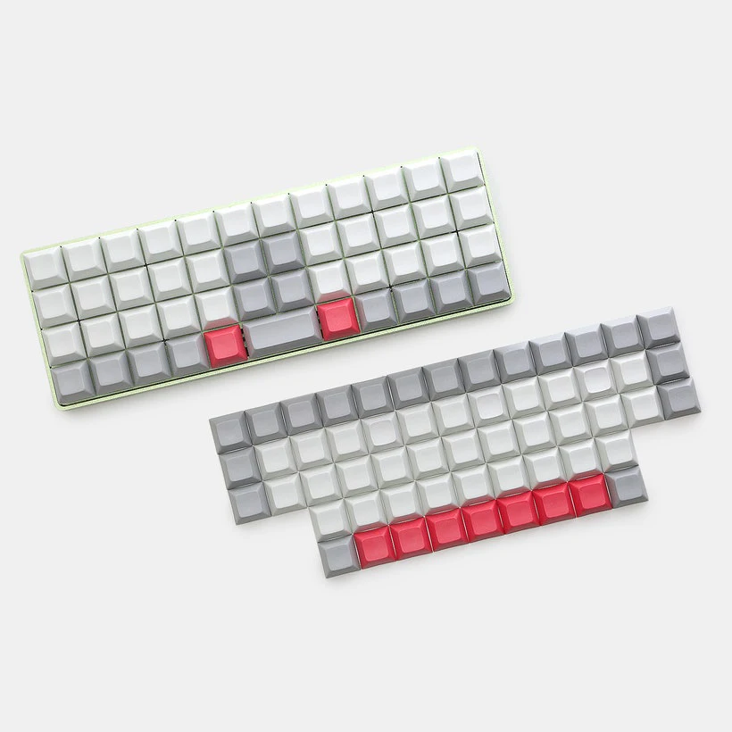 XDA DSA Blank PBT Keycaps Suitable For Ortholinear Layout MX Keyboard XD75 ID75 Planck Preonic Niu40