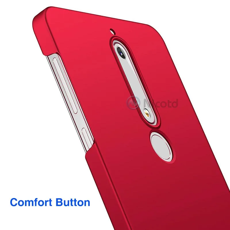 For Nokia 6.1 2018 Luxury hard Plastic Matte Case for Nokia 3.1 5.1 7.1 8 Hard Coque Back Cover Slim Fashion Phone Cases