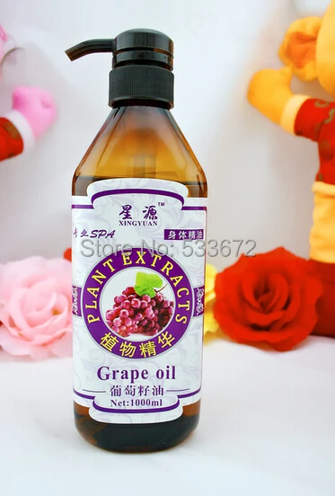 500g Pure Essential Oil SPA Thai Massage Oils Products Supply Ginger Sweet Almond Wheatgem Jojoba Grape  Rose Hip Massager