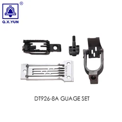 BROTHER 926-8A chain stitch feed-off arm machine GAUGE SET needle plate/feed dog/presser foot /needle clamp 1 set