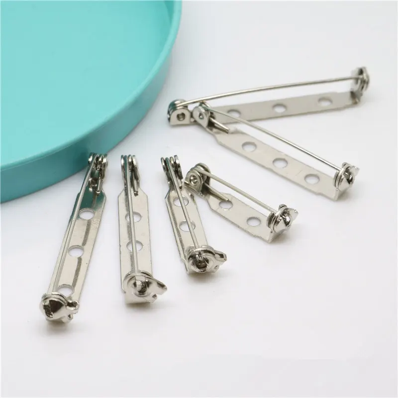 

100pcs 20-38mm High quality Clasp Back Pins for Crafts w/locking Safety Clasp