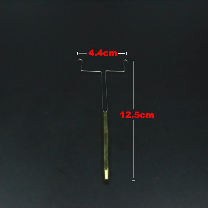 CONTEMPLATOR 1pc split wire Y-shaped dubbing twister fly fishing tool half hitch brass handle fly tying tackle dubbing partner