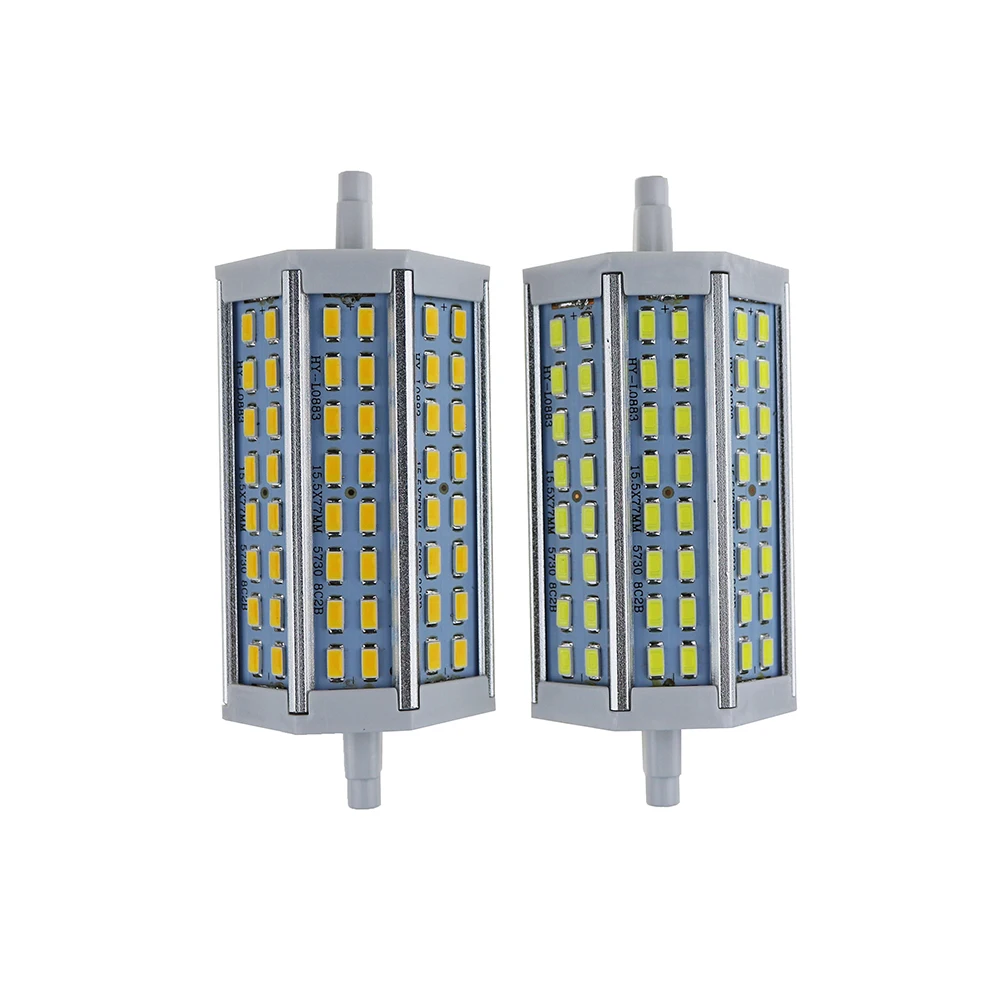 R7S LED light 78mm 118mm SMD5730 corn bulb lamp 85V -265V 110V 220V Energy Saving Perfect replace for halogen floodlight outdoor