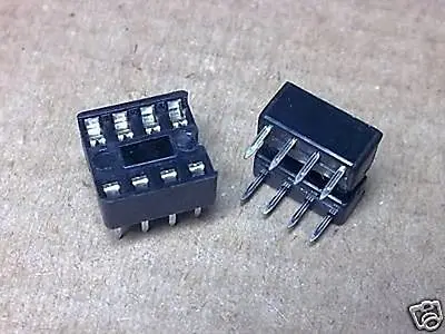 100 pcs 8 pin DIP IC Sockets Adaptor Solder Type