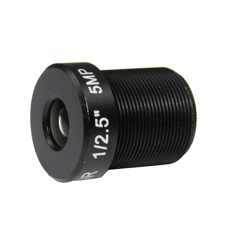 HD 5.0Megapixel CCTV camera Lens 8mm Fixed Iris M12 F2.0 1/2.5