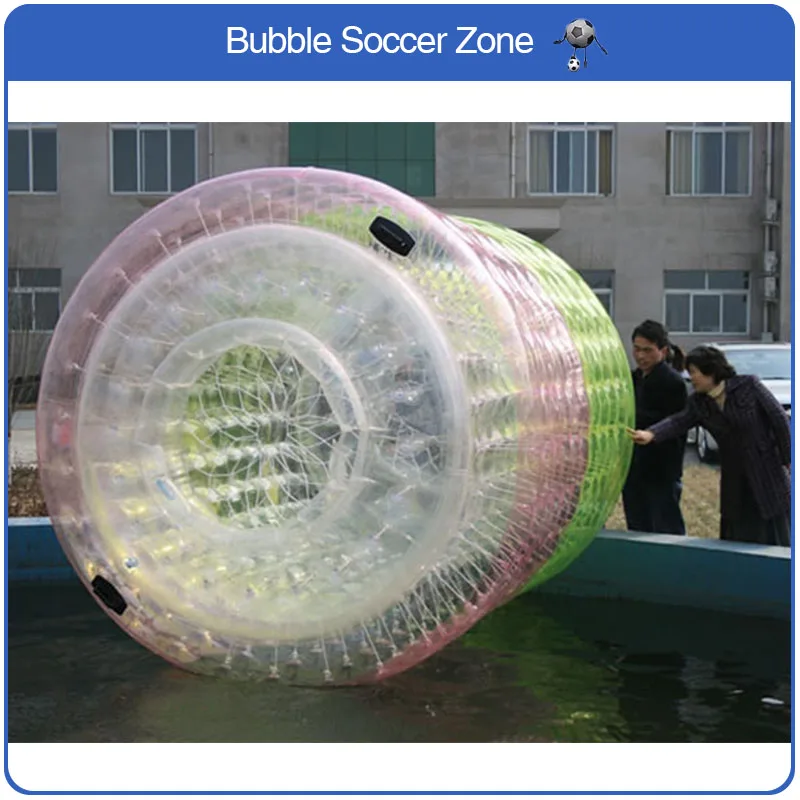 Inflatable Rollers Water Roller Ball 2.4*2.2m Water Walking Ball Inflatable Water Roller Ball PVC Water Sports