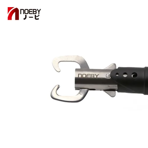 Imagen 2 del producto Noeby-pinza de pesca portátil de 22cm, controlador de labio de pescado de acero inoxidable, mango de agarre, aparejos de pesca, alicates, soporte para herramienta de pesca