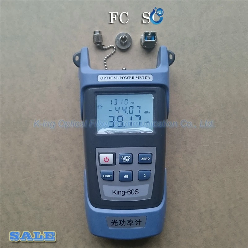 2 In1 FTTH Fibra Ottica Tool Kit KING-60SB Fiber Optical Power Meter-50~+20dBm and 10 km 10 mW Visual Fault Locator