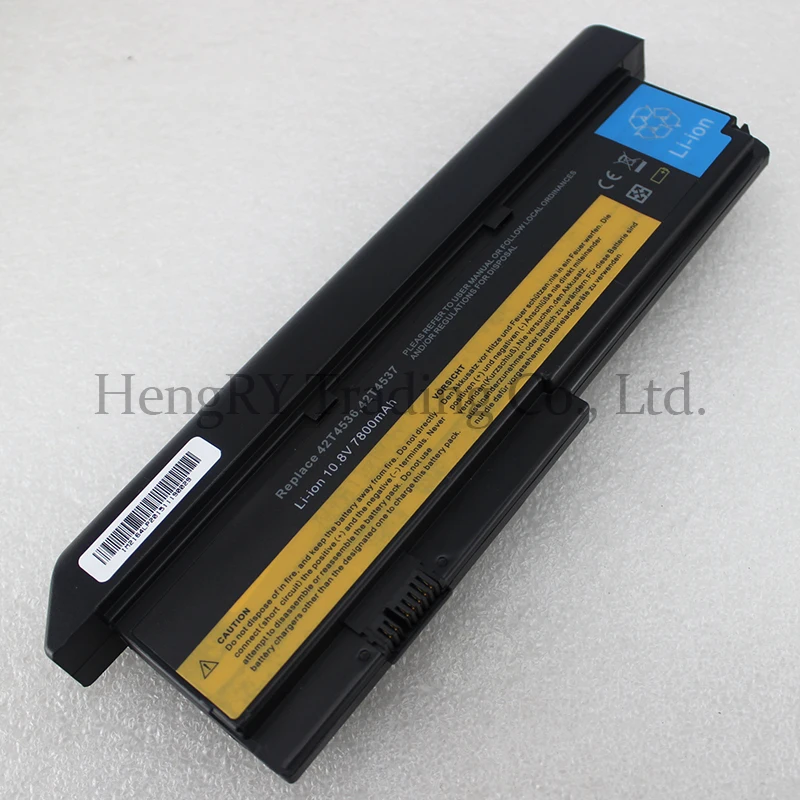 9cells laptop battery For Lenovo ThinkPad X200 X200s X201 Series 42T4834 42T4535 42t4543 42T4650 42T4534 43R9253 FRU 42T4538