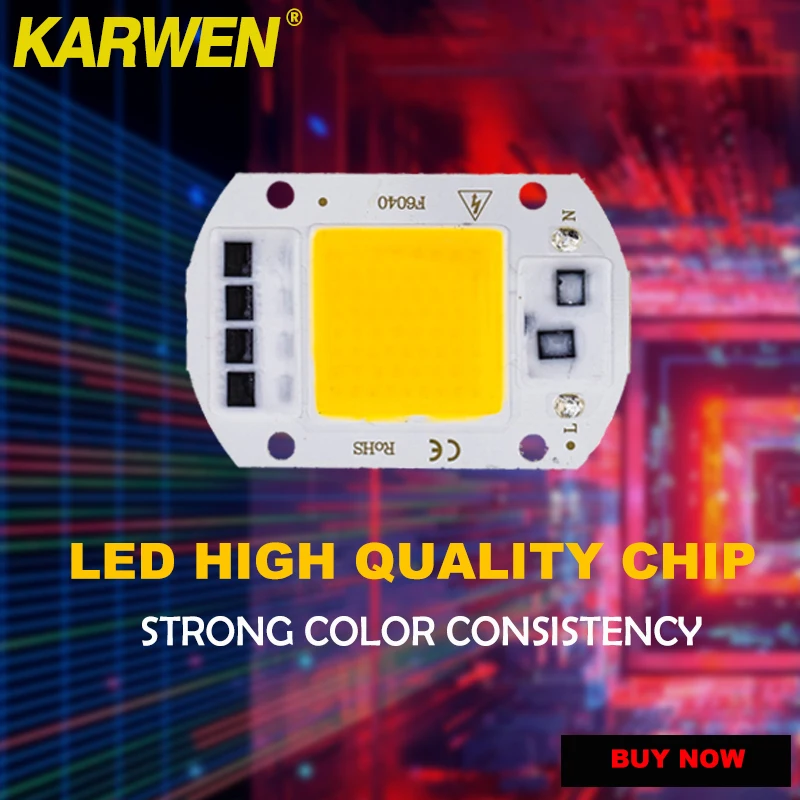 COB LED Chip Lampu 220V 10W 50W 20W 30W 3-9W Persegi Panjang Chip lampu untuk Lampu Sorot Tidak Perlu Driver Diy LED Lampu Sorot Lampu Y27 Y32