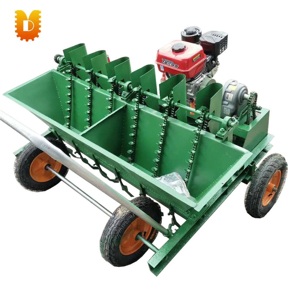 

6 lines Self-walking garlic planting machine garlic seeder garlic planter