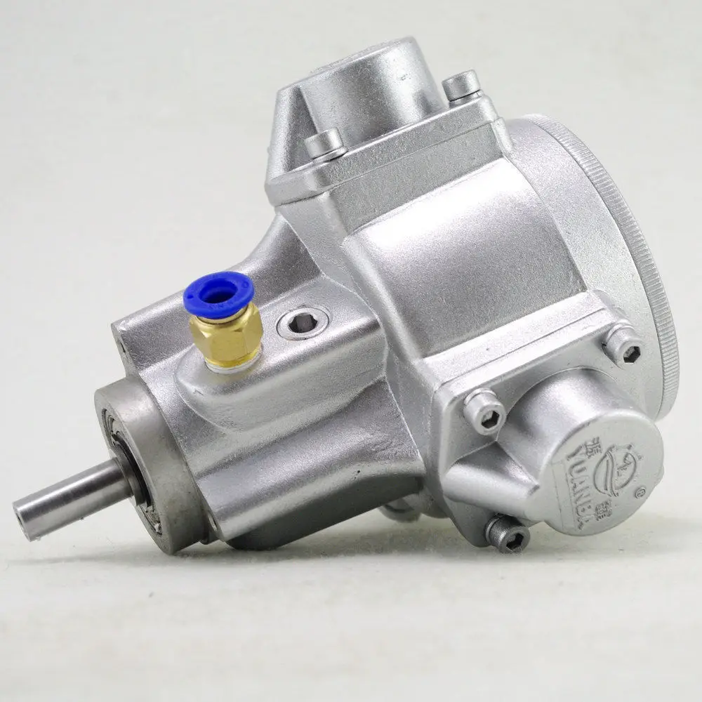 1Pc Radial Piston Pneumatic Air motor 900/1100/1400RPM 0.05/0.1/0.2/0.25HP 8/10/14mm Shaft