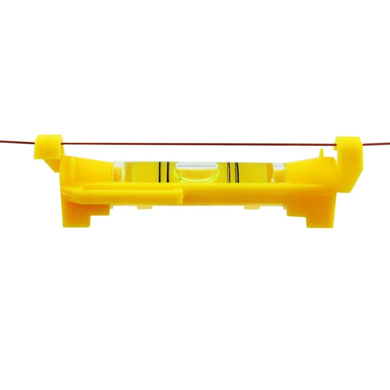 Qase Mini Bolha Nível de Suspensão Linha Nível Bolha Espírito Frasco Vermelho Amarelo Cor 100 Peças Lote