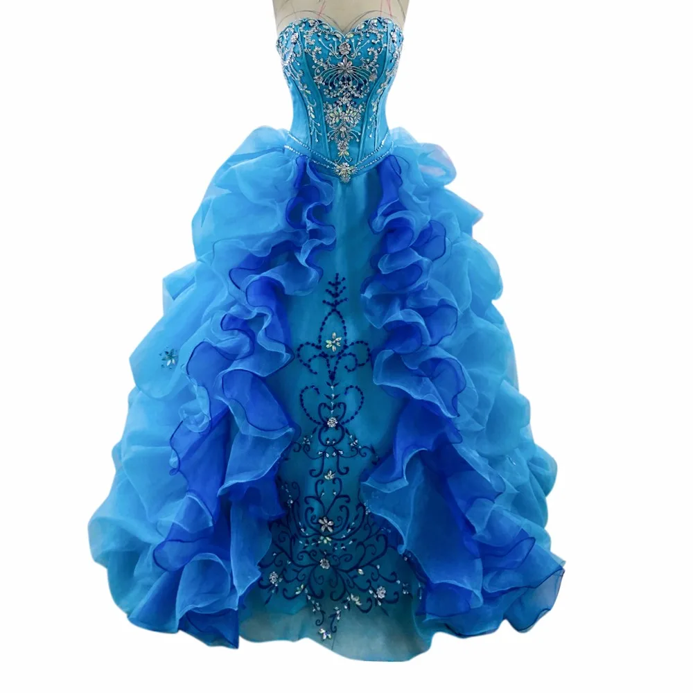 CHỐNG Puffy Chúa Phổ Biến Debutante Gown Royal Blue Quinceañera Dresses Giá Rẻ Quinceañera Gowns Sweet 16 Dresses Cho 15 Năm