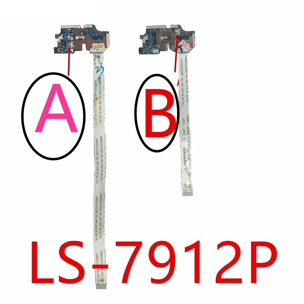 Genuine LS-7912P For Acer Aspire E1-531 V3-551 V3-551 V3-571 NV56R NE56R Switch Button Card With CABLE FREE Shipping