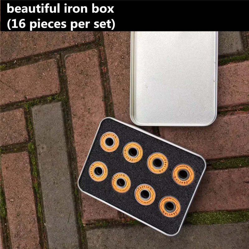 High Speed ILQ-11 Skating Bearing Dustproof Skate Bearings For Skate Shoes Wheels Bearings 608 608RS Inner 8mm ABEC11 16 pcs/lot