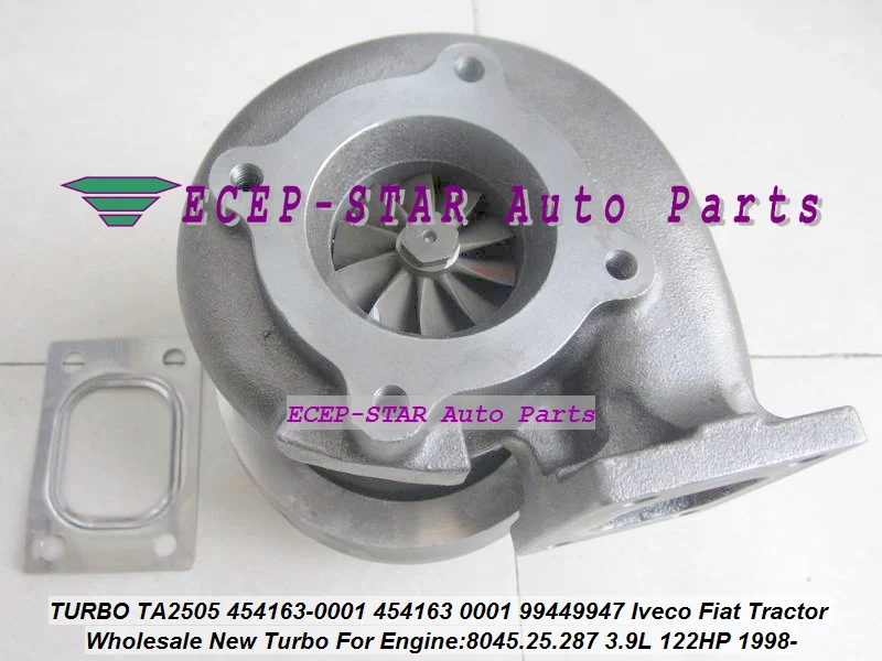 TA2505 454163-0001 454163 0001 4541630001 99449947 Turbo Turbocharger For Iveco For Fiat Tractor 8045.25.287 3.9L 122HP 1998-