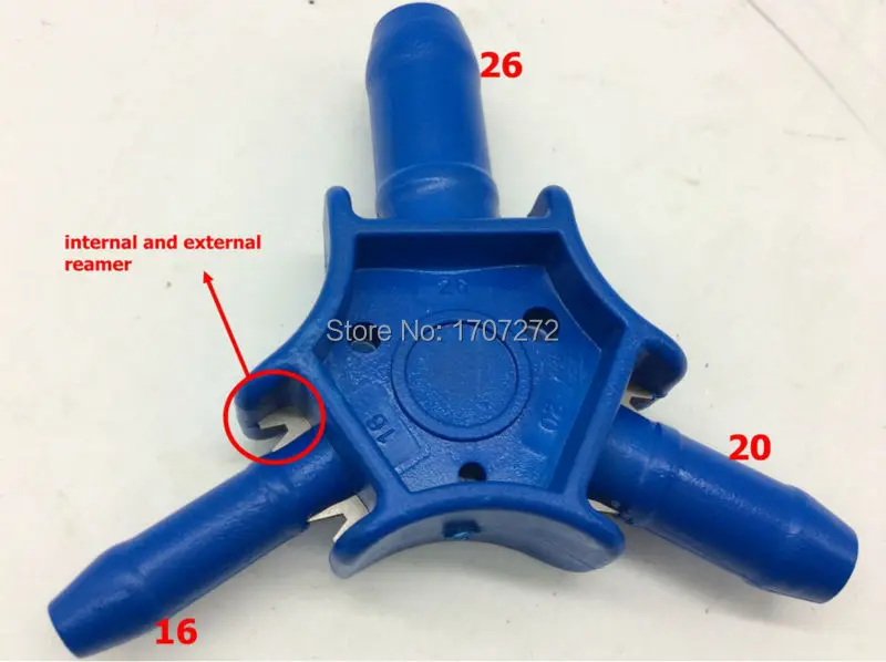 

Free shipping The plumber tools hole Reamer 16mm/ 20mm/ 26mm PEX-al-PEX Calibrator for Plumbing Pipe in China, pipe fitting