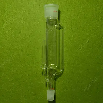 250ml Soxhlet Extractor with one 24/40 250MLBoiling Flask, 40/38 ground joint for the extractor and the Condenser,Lab Glass