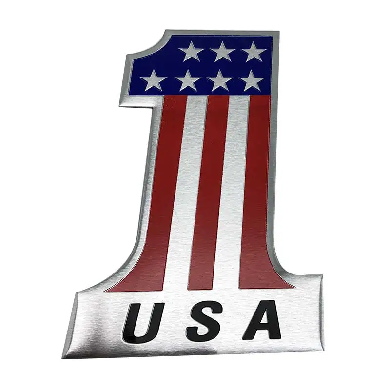 Car Styling Auto USA Sticker 3D American Flag Badge Emblem Decal Decoration For Ford Cadillac Dodge Ram Toyota Honda