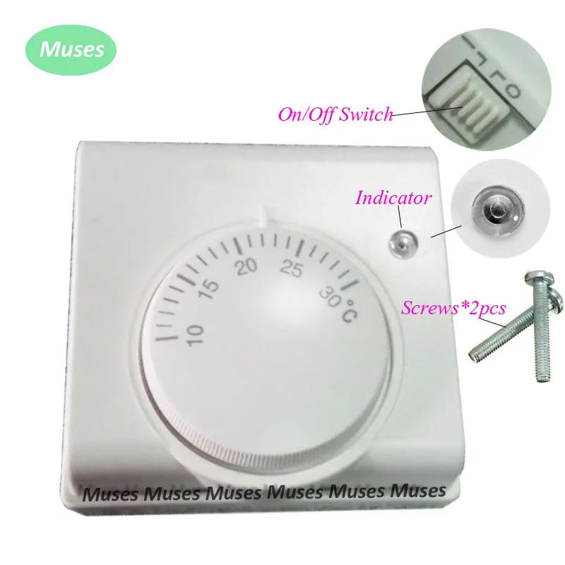 

10pcs/lot Mechanical Thermostat Air Thermostat Central Air Controller for Homeuse Room Temperature Controller SG-2000A