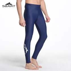 SBART calzamaglia da nuoto da uomo costumi da bagno immersioni pantaloni da surf Yoga Fitness Snorkeling costume da bagno UPF50 + Leggings Rash Guard M-4XL