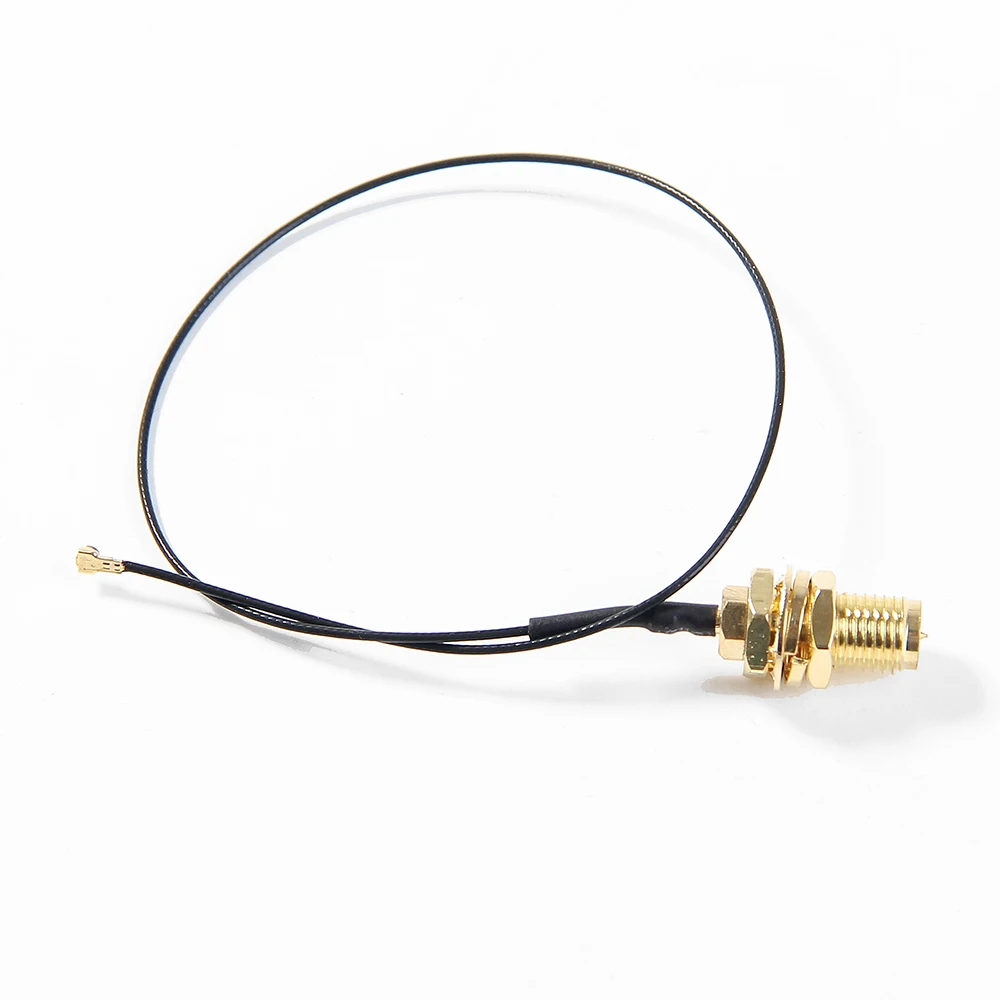 Cable de antena flexible para enrutador de tarjeta WiFi, Cable de antena de 2 piezas U.FL IPEX MHF4 a RP-SMA de 0,81mm RF para Intel AX200 9260NGW