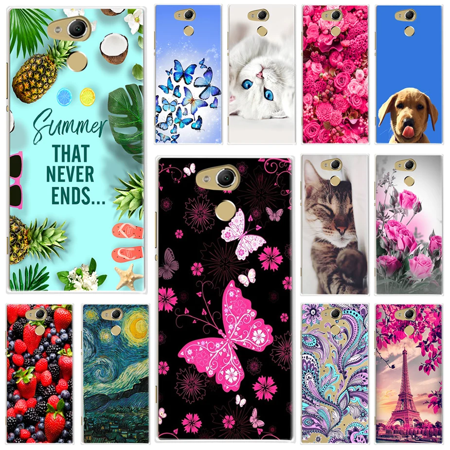 Funda colorida para Sony Xperia XA2 XA 2, carcasa bonita de silicona suave, TPU, funda para Sony Xperia XA2 XA 2 Ultra