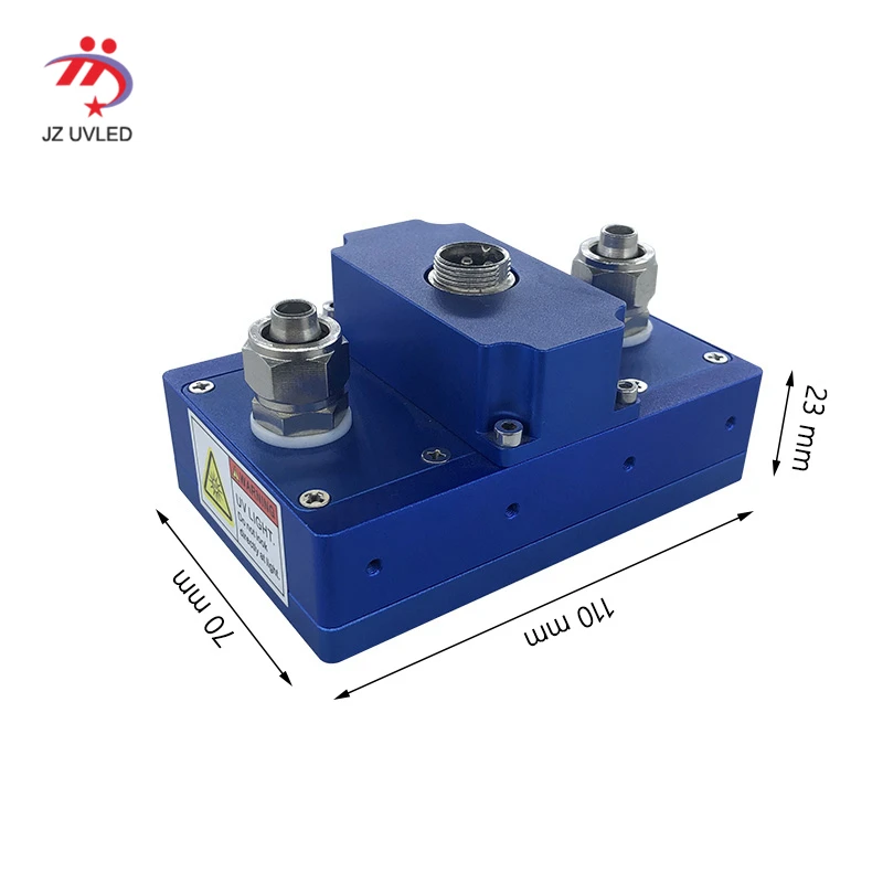 600W 395nm UV Ink Gel Curing Lamps For High Speed Bar Code Inkjet Printer G5 Xaar Print Head Ink The Cure Ultraviolet LED Light