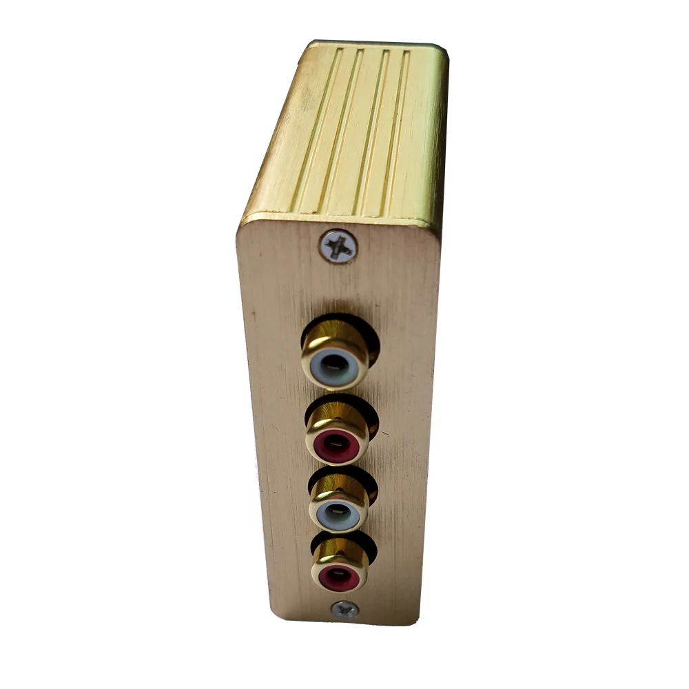 Muxboxs Stereo Geluid Distributeur Passieve Rca Audio Splitter 1-In-3-Out Met Isolatie Uitgang