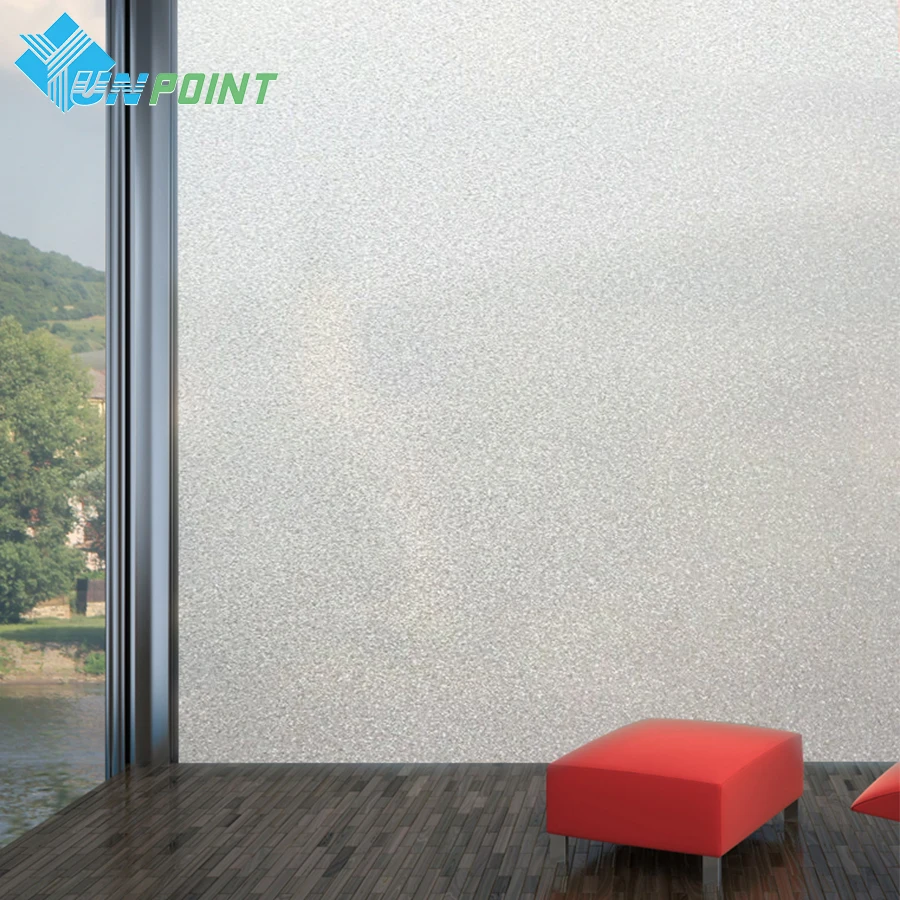 Yunpoint Glass Wall Sticker Self-Adhesive Window Wallpaper Anti-Light Bathroom Transparent Opaque Office Frosted Waterproof Film