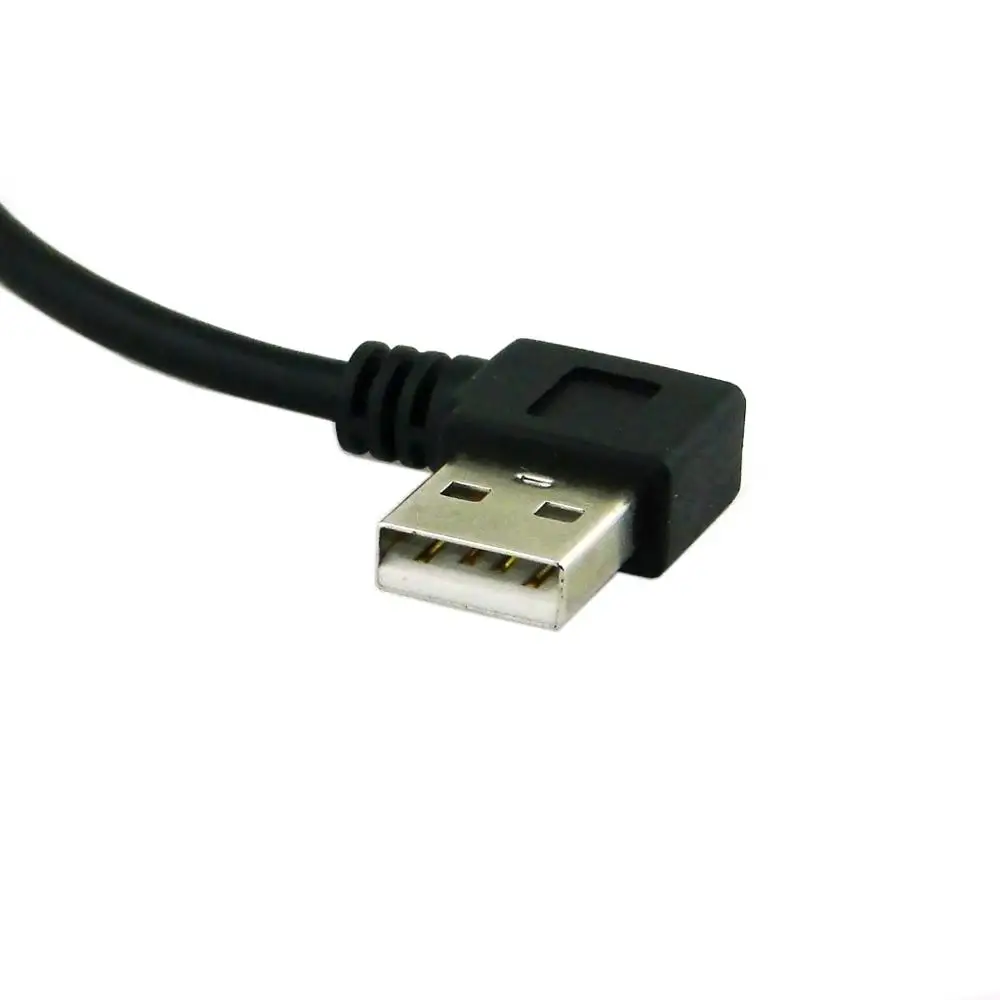 90 graus para a direita em linha reta curva de cabeca para a direita macho para femea longo da linha de linha de dados USB cabo