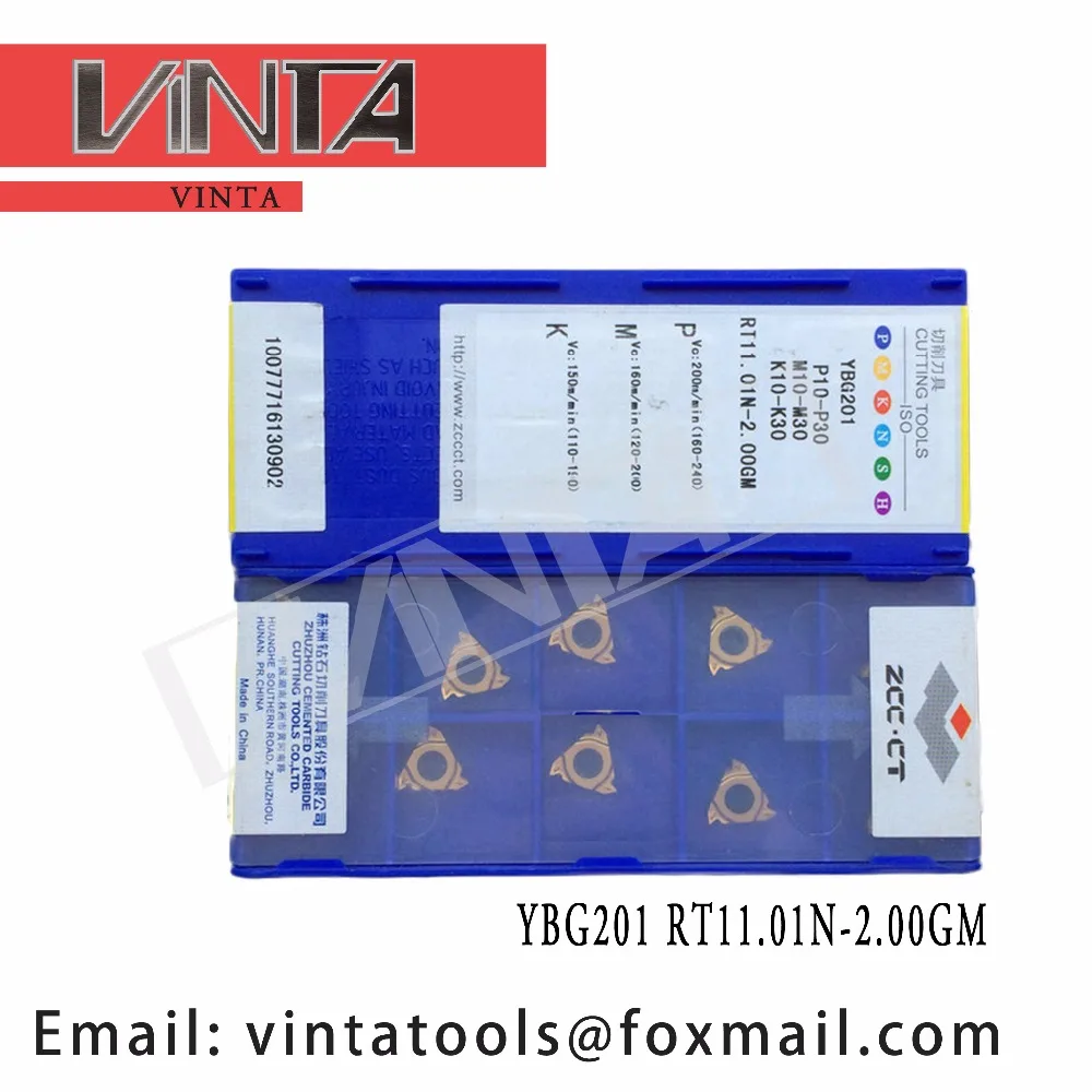 High Quality YBG201 RT11.01N-2.00GM CNC Carbide Threading Turning Inserts