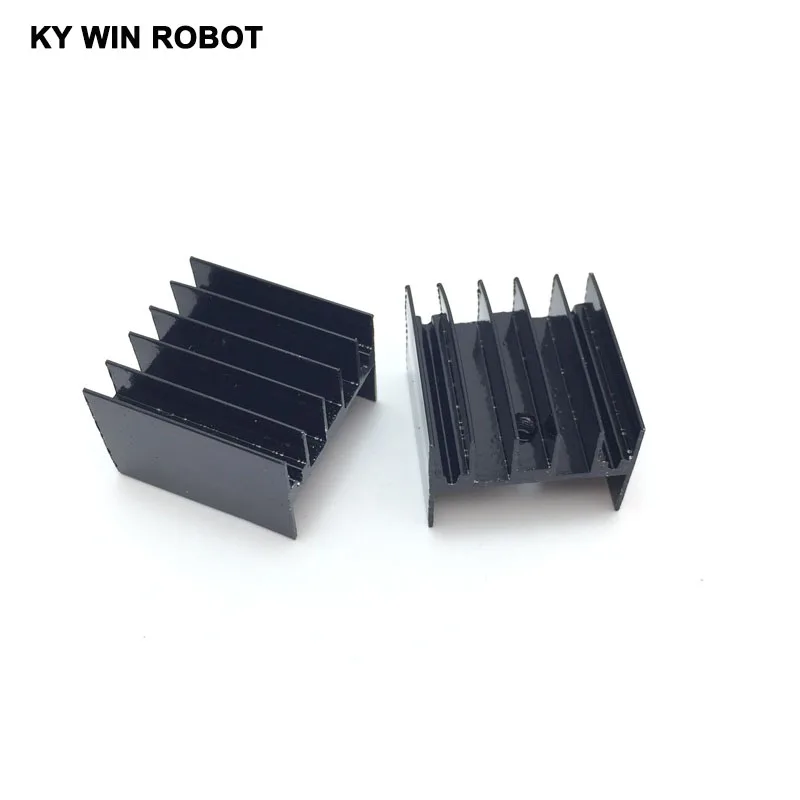 10 pcs Aluminium TO-220 Heatsink TO 220 Heat Sink Transistor Radiator TO220 Cooler Cooling 25*23*16MM
