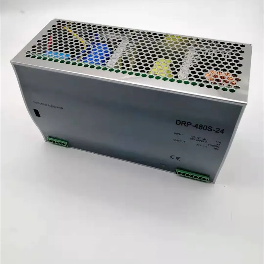 CHUX 480W Switching Power Supply 12v 24v 48v DC Din rail type DC AC DRP480W Single Output Switch Transformer LED Driver SPMS