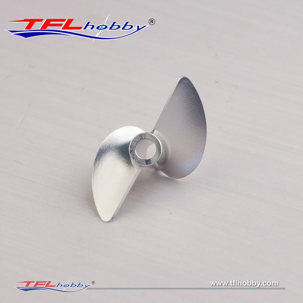 TFL Genuine Parts! 2 Blade G-Series  CNC 1.9 Thread pitch  Hole Dia  3.18mm/4.0mm Aluminium Propeller for RC boat