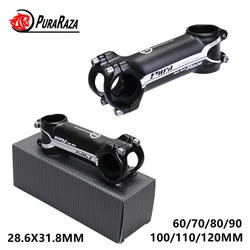 BALUGOE-Mountain Bike Carbon Fiber Stem, Road Bicycle Stem, Riser 60, 70, 80, 90, 100, 110, 120, Matt